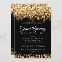 Luzes Douradas de Shimmering de grande abertura co