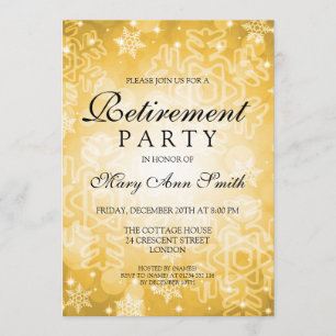 Convite Luzes Dourados elegantes de Bokeh do inverno do