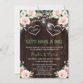 Convite Luzes Florais Rosa Choque Madeira Antiga Eu Faço C