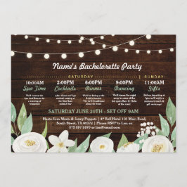 Convite Luzes Russas Da Flor Branca Do chá de panela