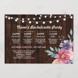 Convite Luzes Russas da Flor Rosa Inerente do chá de panel