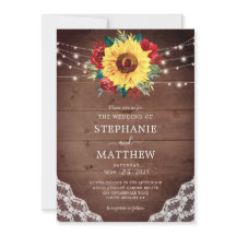 Luzes Rústicas De Lace De Girassol Vermelho De Mad