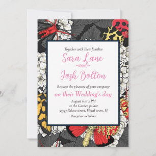 Convite Luzes sobre hidrangea branca