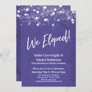 Convite Luzes Texturizadas Nós Elogiamos Apenas Recepção R