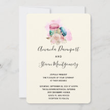 Macarons e Flores Aquarela Casamento