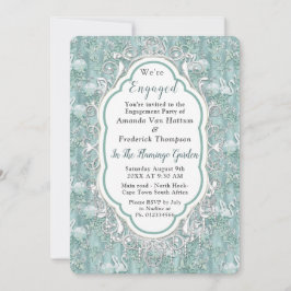 Convite Maçãs de Pastel Moles de Verde Sage