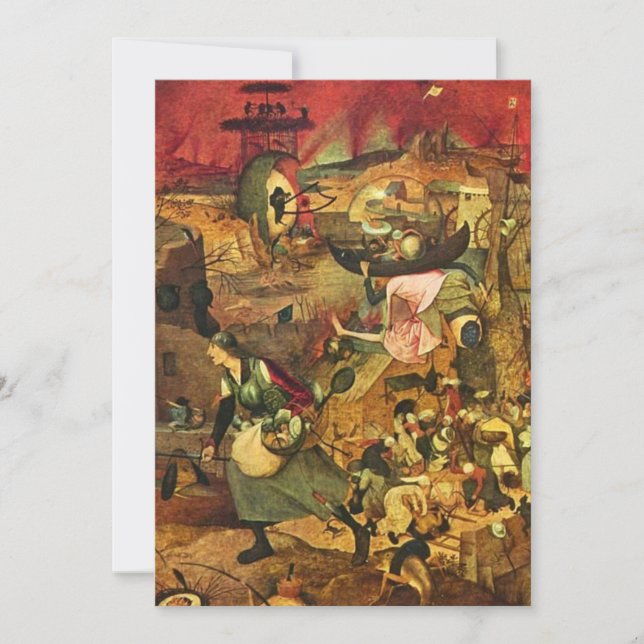 Convite Mad Meg Por Hieronymus Bosch (Frente)