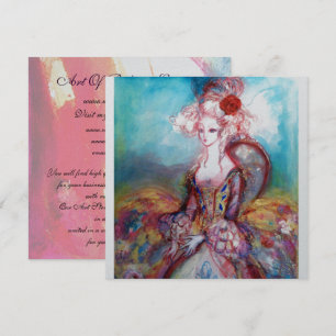 Convite MADAME POMPADOUR Prata Metálico