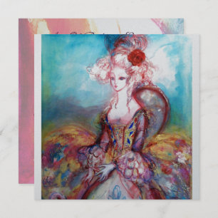 Convite MADAME POMPADOUR Silver Metálico