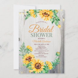 Convite Madeira e Chás de panela de girassol russos