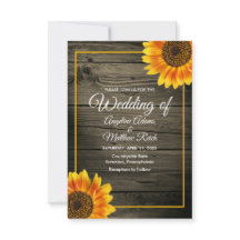 Madeira marrom + Casamento russo de girassol