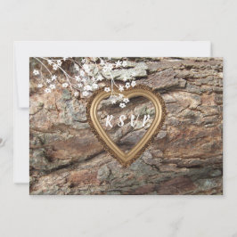 Convite Madeira, País Russo, RSVP Personalizado, Resposta