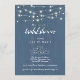 Convite Madeira russa lança Chá de panela azul poeirento