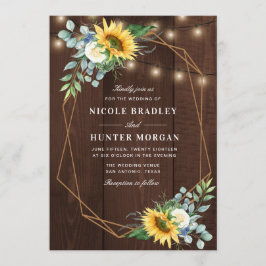 Convite madeiras rústicas Casamento de peônia branca de gi