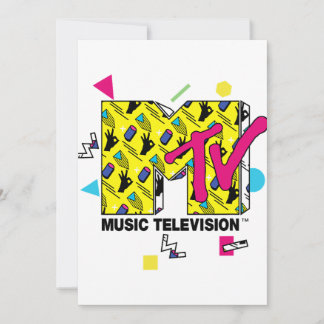 Convite Mademark x MTV - Logotipo oficial da MTV com 80 e