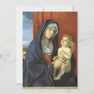 Convite Madona e Menino por Giovanni Bellini, Chá de Bebê