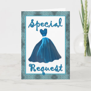 Convite Madrinha de casamento BLUE e palhaços MAGENTA