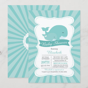 Convite Mãe bonita com Chá de fraldas de bebês de balei