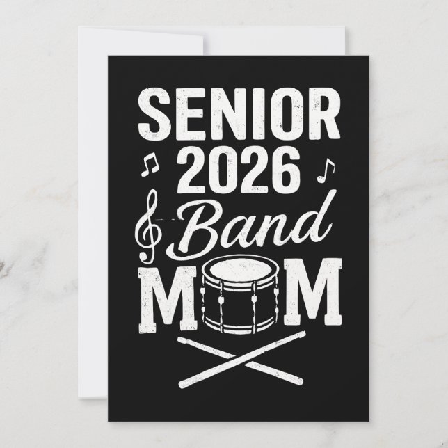 Convite Mãe da banda Senior 2026 (Frente)