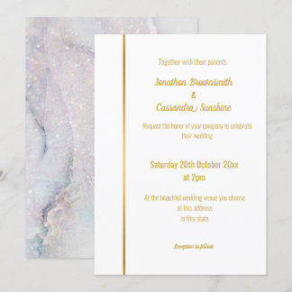 CONVITE MÃE DE PEARL LILAC MARBLE WEDINVITAT