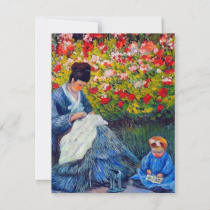 Convite Mãe e Criança Monet no Jardim