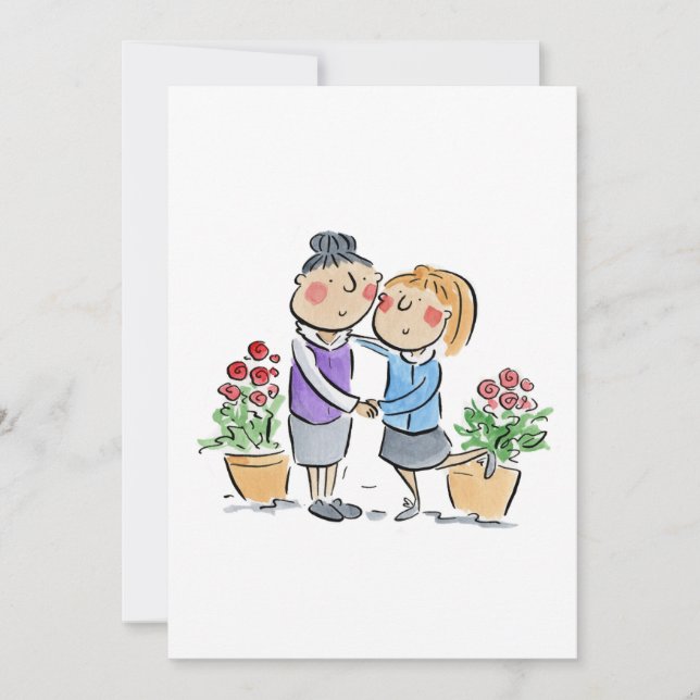 Convite Mãe e Filha (Frente)