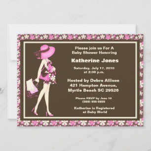 Convite Mãe para ser Chá de fraldas