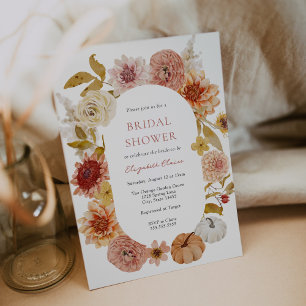 Convite Mães Boho Autumn e Chá de panela Pumpkins