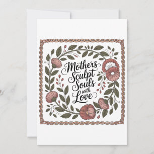 Convite Mães Escultam Almas Com Amor