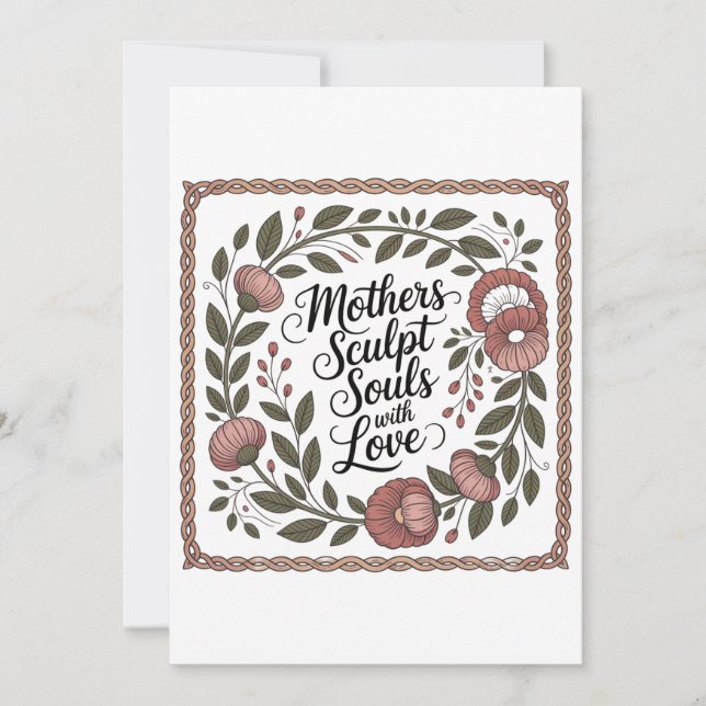 Convite Mães Escultam Almas Com Amor (Frente)