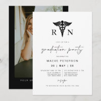 MAEVE Black and White Medical RN Nurse Graduation