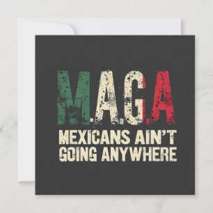 Convite MAGA mexicanos não vai a lugar nenhum americano