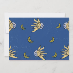 Convite Magia Celestial Azul Céu Whimsigoth