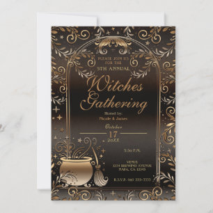 Convite Magia de Outono Encontro de Bruxas do Outono Capri