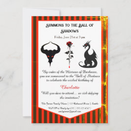 Convite Magical & Mysterious Kids Birthday Party