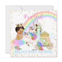 Magical Rainbow Princess Castle Carruagem Unicorn