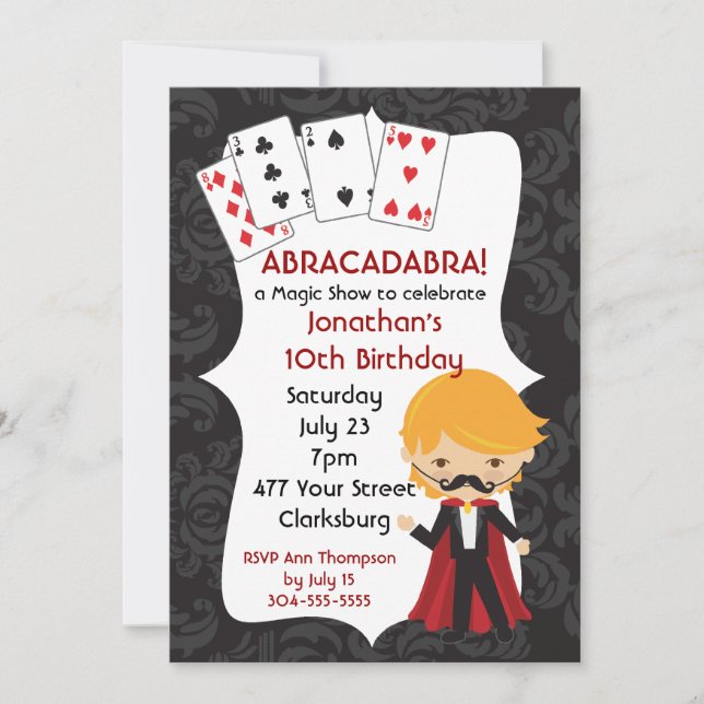 Convite Mágico (Frente)