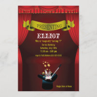 Convite mágico da mostra