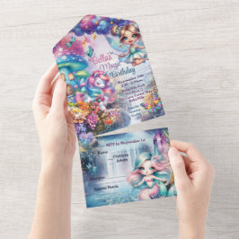 Convite Mágico de Festa e Chuveiro