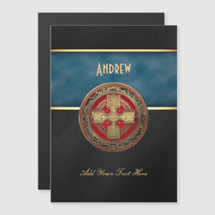 Convite Magnético [100] Antigos Nó Dourado Celta e Sagrado