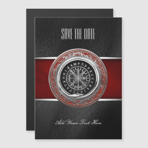 Convite Magnético [100] Vegvisir - Bússola mágica de virar prata