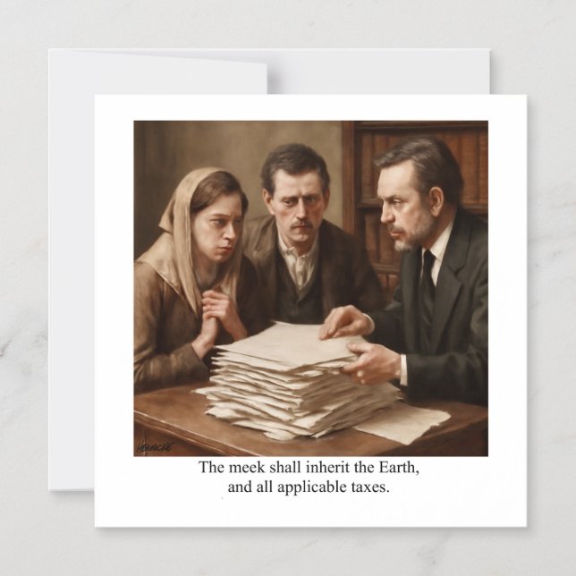 Convite Magnético A espada herdará a Terra (Frente)