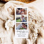 Convite Magnético A Fita De Foto Salva A Data, Moderna Minimalista<br><div class="desc">Foto: Booth Strip Save The Date, Modern Minimalist Invitation Este belo salvamento da data é um design que ajustado eventos boêmicos, retroralistas, minimalistas ou modernos. Você pode mudar facilmente o texto e a cor do plano de fundo para melhor corresponder ao seu tema. Adicione facilmente sua própria foto para notificar...</div>