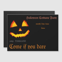 abóbora assustadora no escuro - Halloween