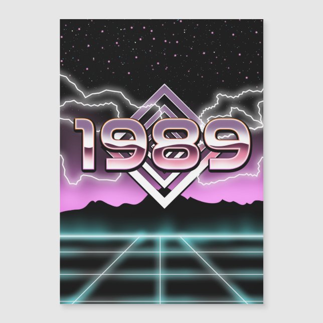 Convite Magnético Adesivo circular eletrônico com impressão de fotog (Frente)