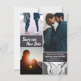 Convite Magnético Alterar a data Salvar nossa nova data Foto de casa