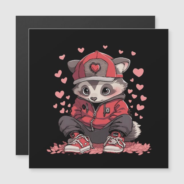 Convite Magnético Andy Trendy (Frente/Verso)