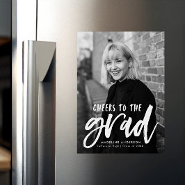 Convite Magnético Anima-se com o Anúncio de Graduação de Script de F