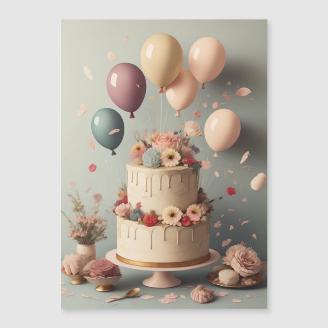 Convite Magnético Aniversário (Frente)