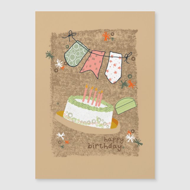 Convite Magnético Aniversário de Jackson (Frente)